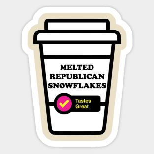 REPUBLICAN SNOWFLAKES Sticker